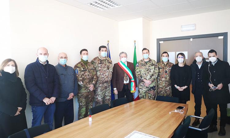 Casa di riposo Tolentino, il Comune ringrazia la task force dell'Aeronautica