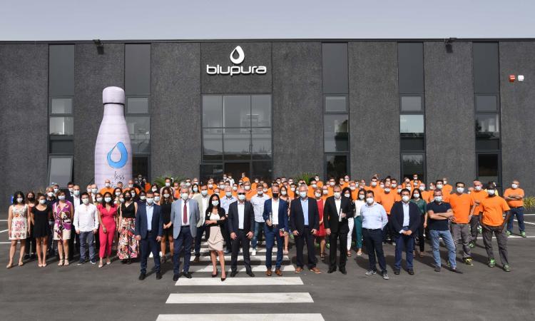 Blupura si insedia a Recanati: inaugurato il nuovo stabilimento da 11mila metri quadrati