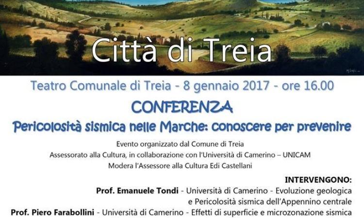 A Treia una conferenza su “Pericolosità sismica nelle Marche: conoscere per prevenire”