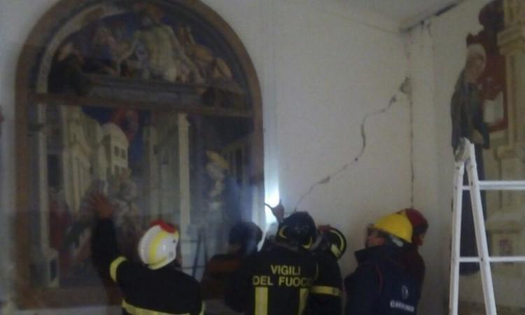 A Camerino salvati 77 dipinti nella Chiesa di Sant'Erasmo