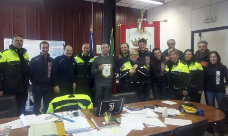 Camerino, visita della Polizia Municipale di Bologna