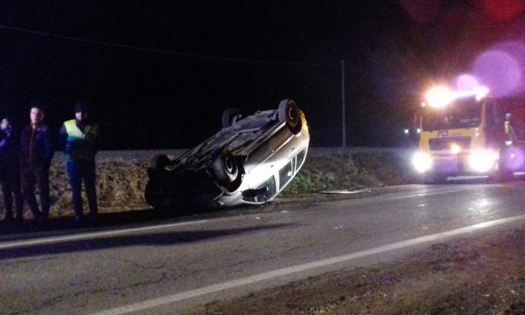 Rocambolesca carambola sulla Cingolana: due persone ferite in maniera lieve