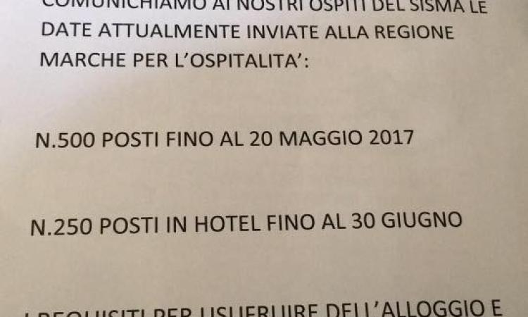 Il terremotato... dove lo metto? Prime avvisaglie di disagio degli operatori turistici della costa