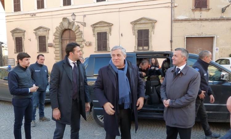San Ginesio, Tajani incontra i sindaci dell’Unione montana dei Monti Azzurri