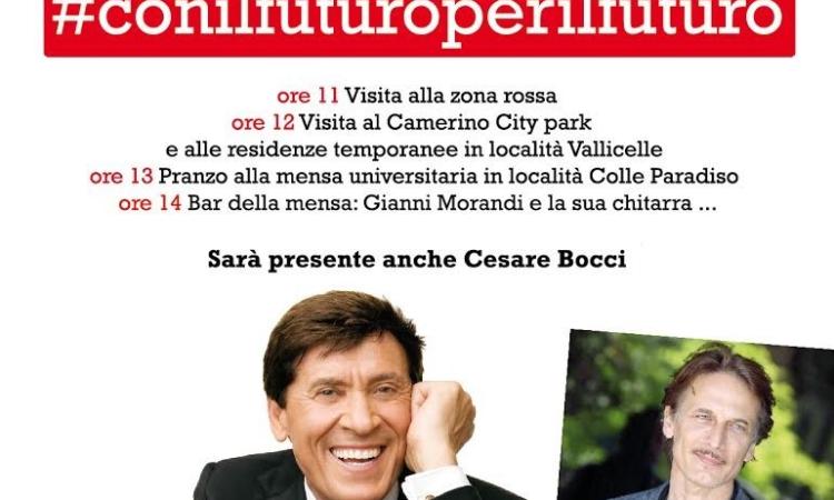 Unicam, Gianni Morandi domani sarà a Camerino