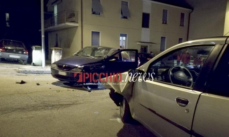 Incidente fra due auto in Borgo Santa Croce a Macerata: ferito uno dei conducenti