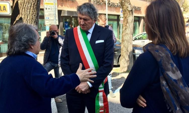 Brunetta in visita a Tolentino: solo fallimenti nel post sisma