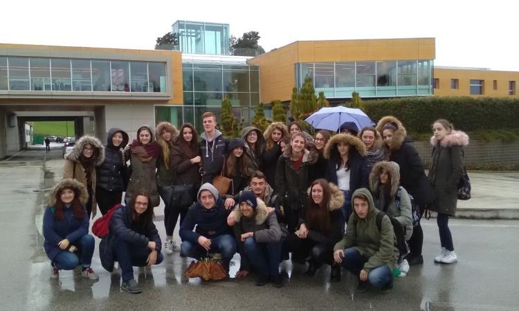 Gli alunni del liceo Leopardi in visita alla Rainbow per il progetto “Piazza Affari Tedesco- Unternehmen Deutsch”