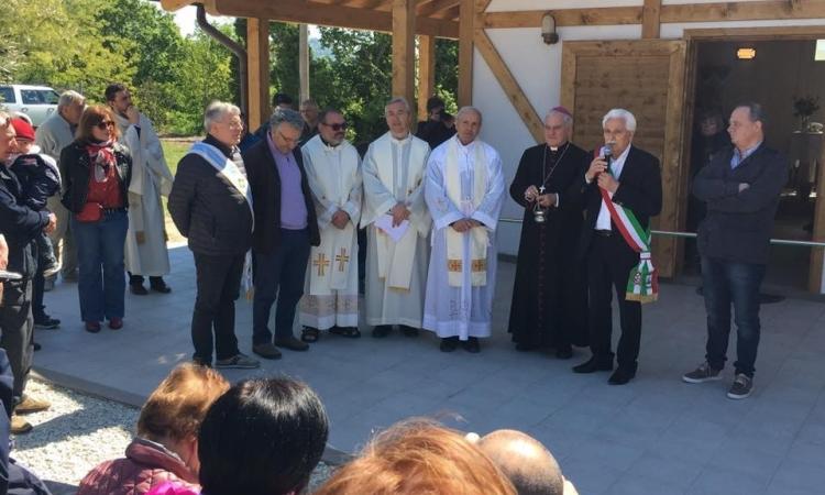 Cessapalombo, inaugurata la nuova Chiesa donata dalle parrocchie di Lumezzane