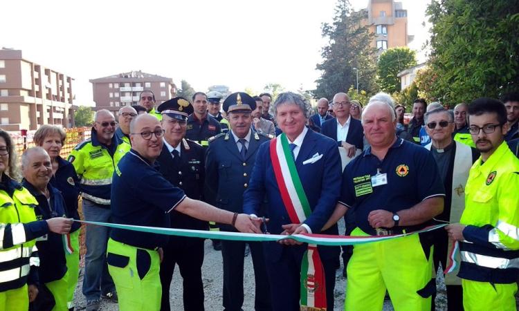 Tolentino, inaugurata la nuova sede della Protezione Civile