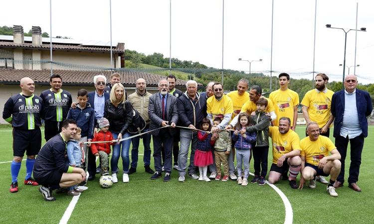 Solidarietà a Valfornace: Rotary e Soroptimist donano il restyling del campo sportivo - FOTO
