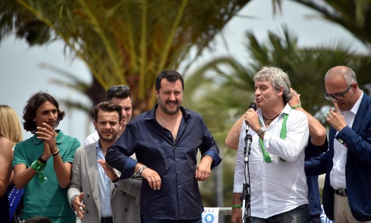 Salvini, un "animale politico" da ostentare (Civitanova e Corridonia) o nascondere (Tolentino)?