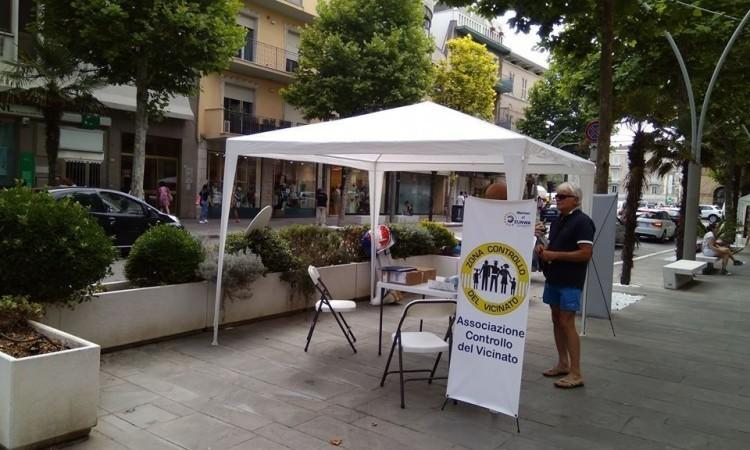Aumentare la sicurezza: gazebo informativi sul Controllo del Vicinato a Civitanova