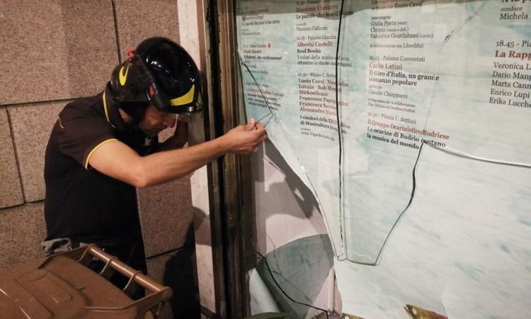 Macerata, atti vandalici all'ex Upim
