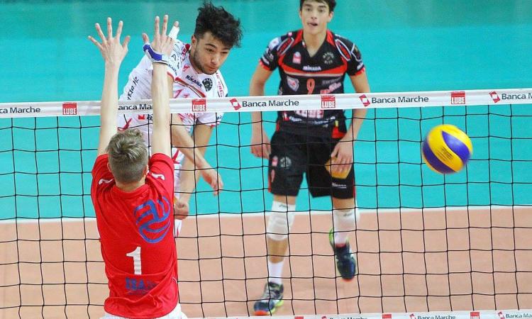 L'azzurro Under 21 Paolo Di Silvestre al Volley Potentino