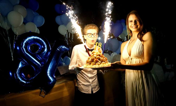 Brenno Castignani festeggia i suoi diciotto anni