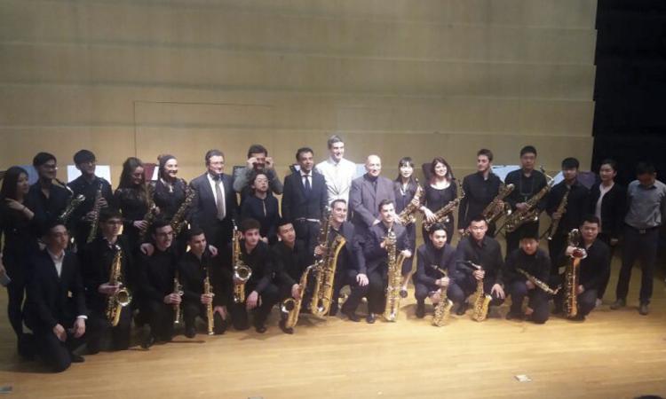 Il Conservatorio di Musica “G. Rossini” e l'Istituto Confucio in visita a Pechino con la Rossini Saxophone Orchestra
