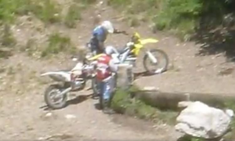 Nessun motociclista selvaggio, solo un geologo nel Parco