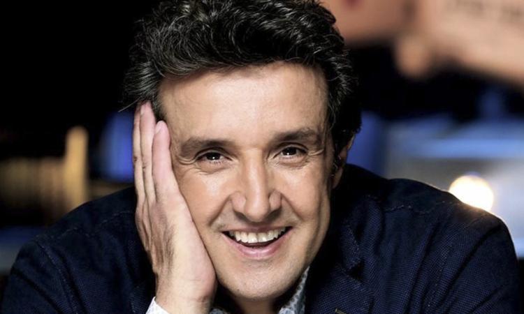 Flavio Insinna a Sarnano in "La macchina della felicità"