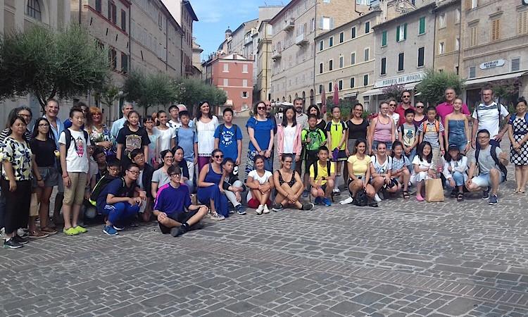 La  visita degli studenti di Taicang a Macerata rafforza l'amicizia tra le due città