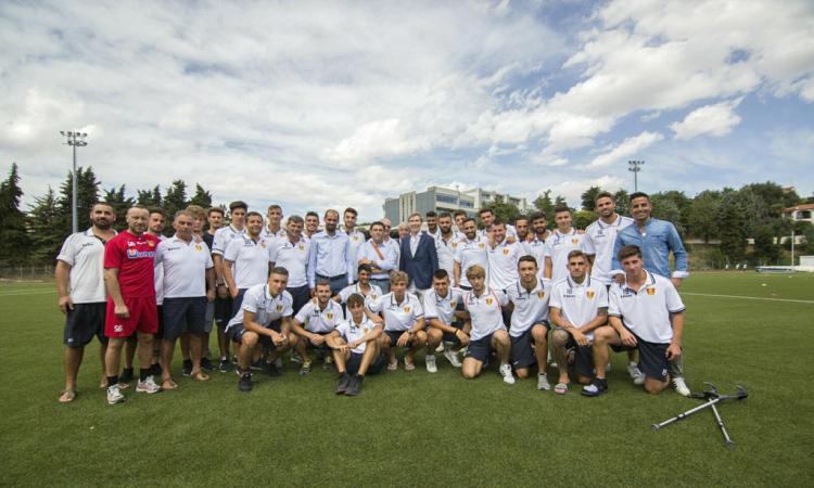 Ariedo Braida in visita al Tubaldi di Recanati