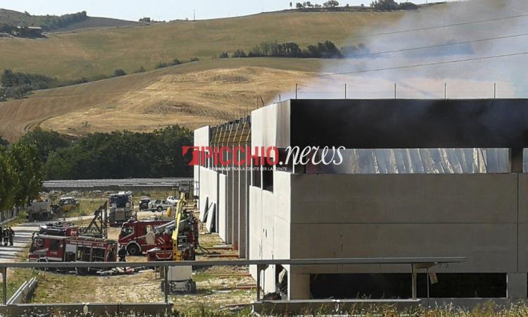 Incendio del 31 luglio a San Severino, scoperto l'involontario responsabile: è un operaio 47enne