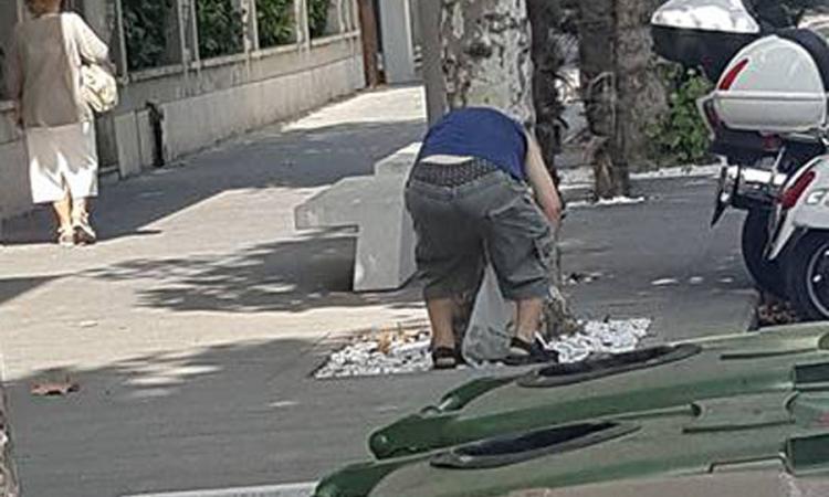 A Civitanova si rubano anche i sassi del corso...
