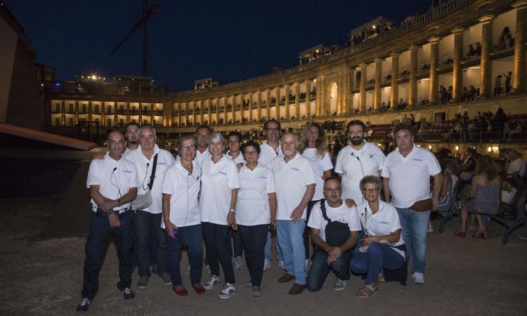 L’Associazione Arena Sferisterio ringrazia i volontari della Croce Verde per i servizi svolti in Arena