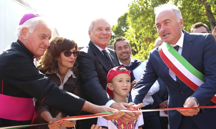 Valfornace riparte dalla scuola: inaugurata la struttura donata da Salini Impregilo - FOTO e VIDEO