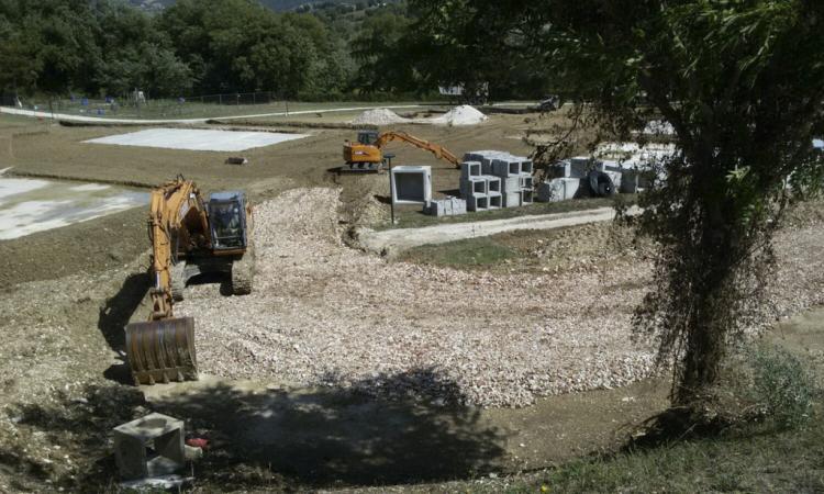 Iniziati i lavori di urbanizzazione per le "casette" a Castelraimondo