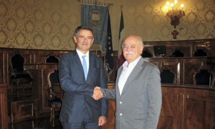 Il Presidente Pettinari ha incontrato il nuovo Comandante dei Vigili del Fuoco Pierpaolo Patrizietti