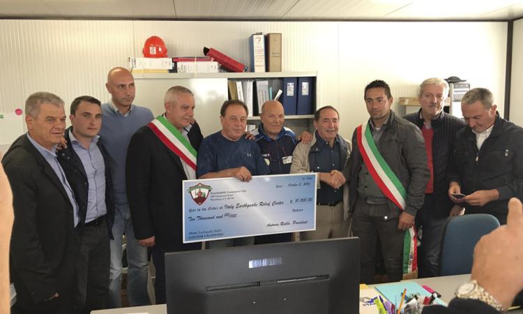 A Pieve Torina solidarietà anche dagli italiani emigrati in America