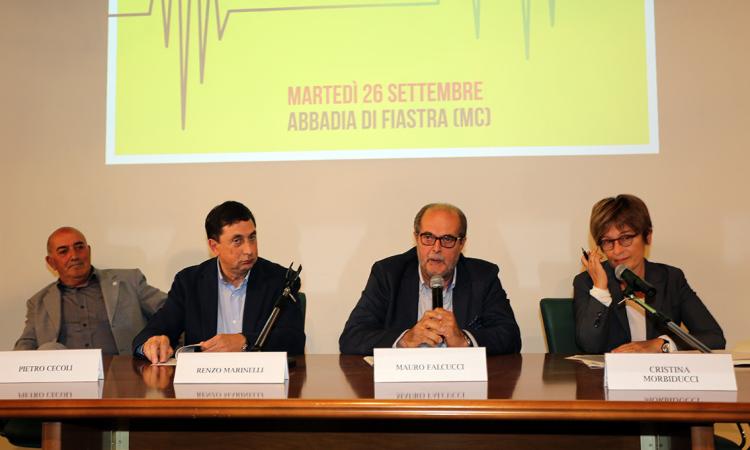 "1997-2017. I Terremoti e le Marche, rinascita e ricostruzioni", convegno all'Abbadia di Fiastra: assente Paola De Micheli