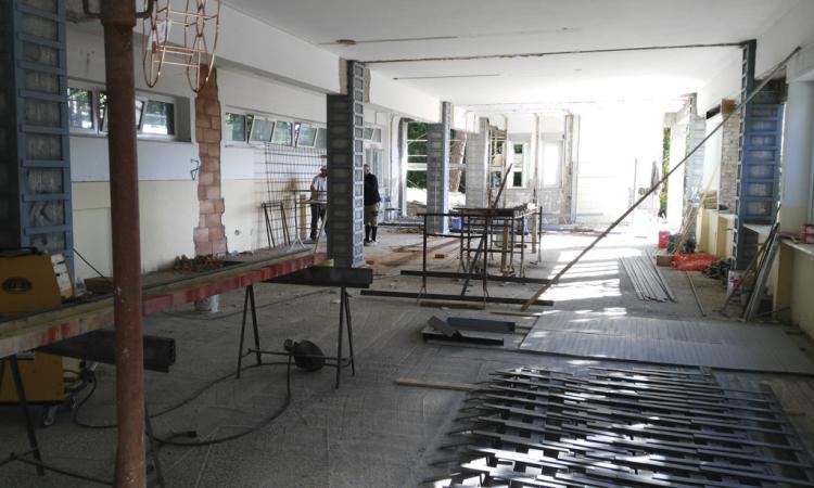 Proseguono i lavori di ristrutturazione e messa a norma della scuola media di Potenza Picena
