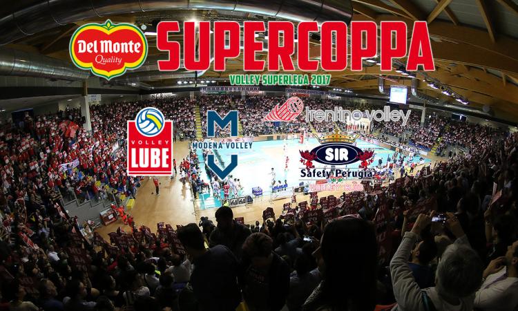 Supercoppa, alla scoperta della tre avversarie Lube in Final Four