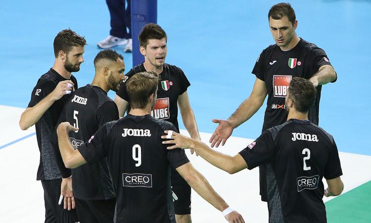 Torna Lube-Modena: sabato (ore 16) all'Eurosuole Forum in campo per la semifinale di Supercoppa