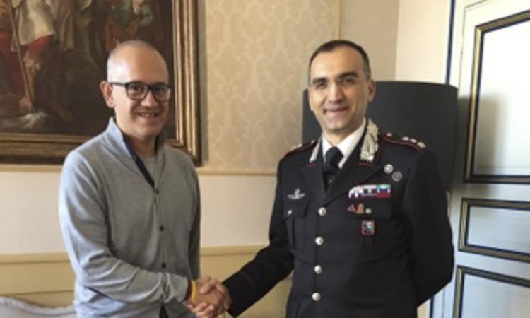 Civitanova, il sindaco Ciarapica incontra il Tenente Colonnello Michele Roberti