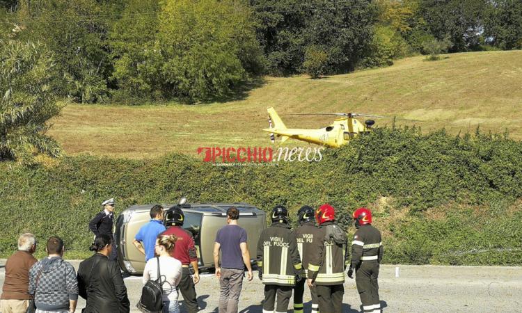 Ancora un incidente a Taccoli di San Severino: feriti due anziani