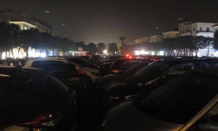 Civitanova, piazza al buio e circolazione impazzita