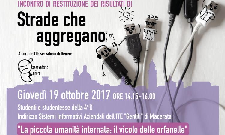 Macerata, incontri progetto G.I.G.A: strade che aggregano