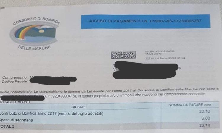 Arrivano le bollette del Consorzio di Bonifica: sospensione (e non annullamento?) solo per i residenti?