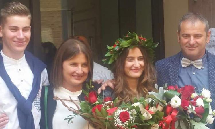 Brillante laurea in Giurisprudenza all'Università di Macerata per Ilary Tiberi