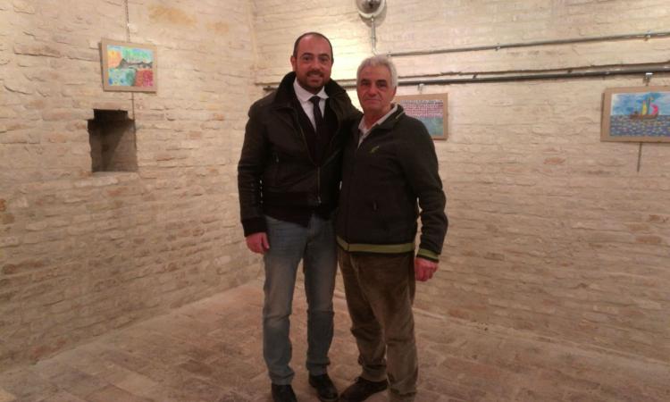 Porto Potenza, la pittura di Antonelli riscuote interesse: Scocco sta già pensando ad un'altra mostra