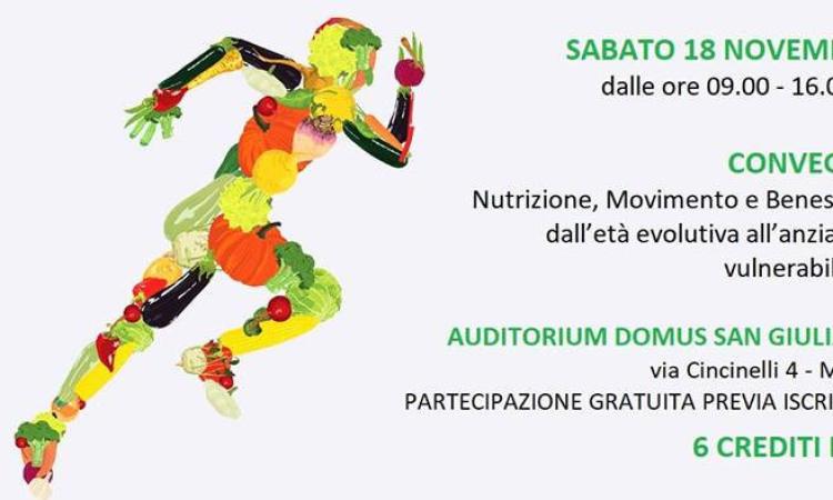 A Macerata il convegno "Nutrizione, Movimento e Benessere: dall’età evolutiva all’anziano vulnerabile"