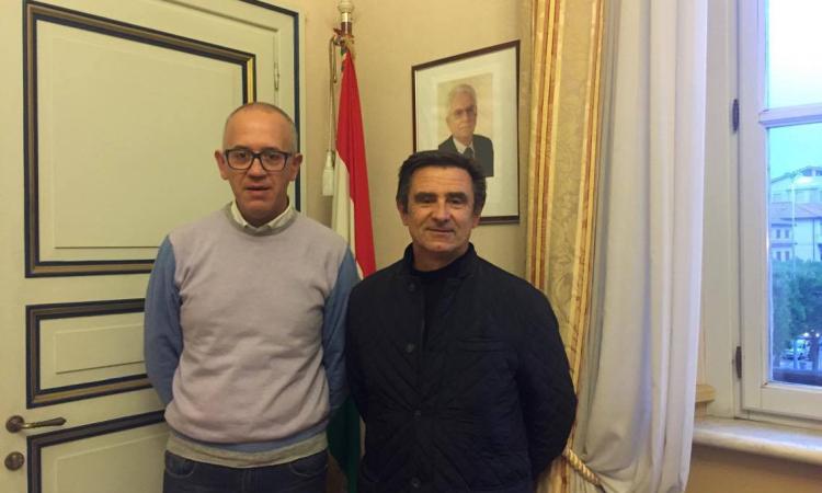 Civitanova, il sindaco Fabrizio Ciarapica incontra il nuovo comandante provinciale dei Vigili del fuoco