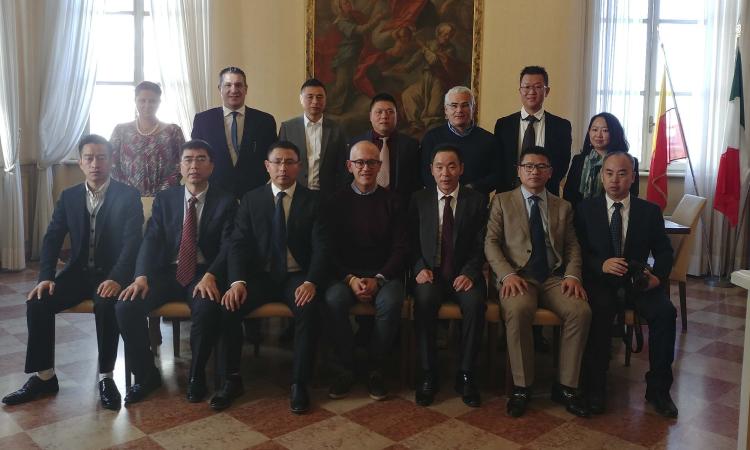 Delegazione cinese in visita a Palazzo Sforza, Ciarapica: "Civitanova è una città molto aperta"