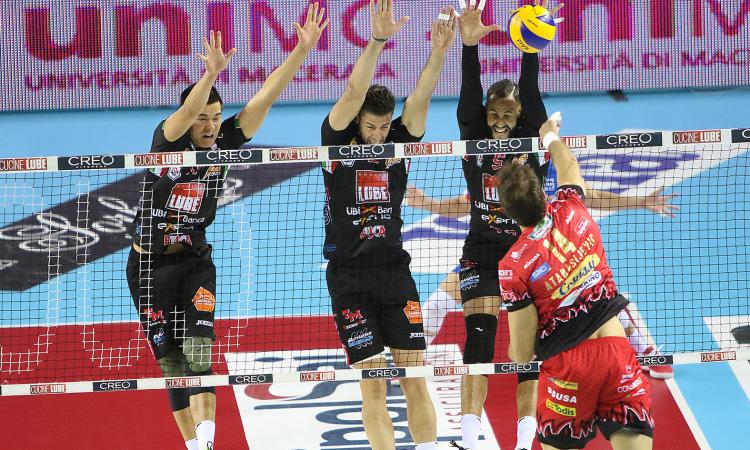 Una Lube superba esalta l'Eurosuole Forum: Perugia piegata per 3-0