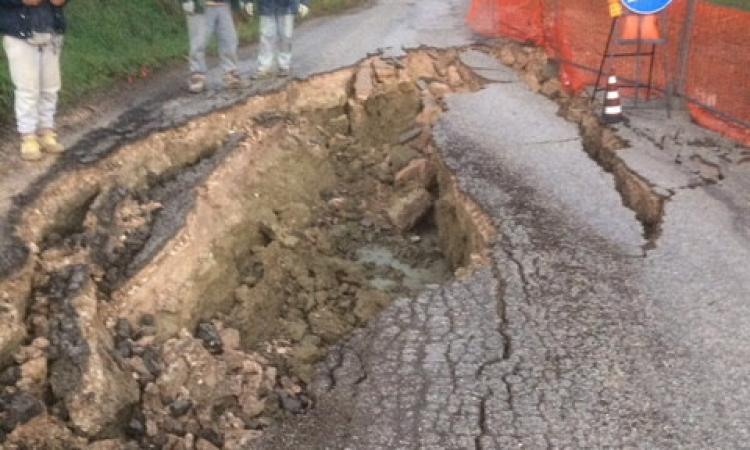 Frana la strada, frazioni di Camerino di nuovo isolate