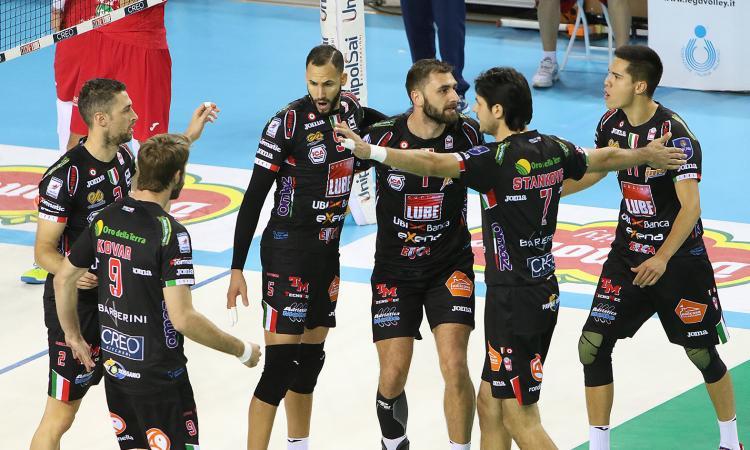 Lube Volley, sabato all'Eurosuole Forum l'anticipo di SuperLega con Padova