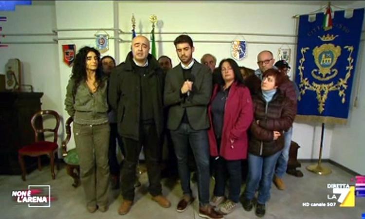 Il sindaco di Visso ospite da Giletti a La7: "Con Sae a due piani si sarebbero dimezzati tempi e spazi"